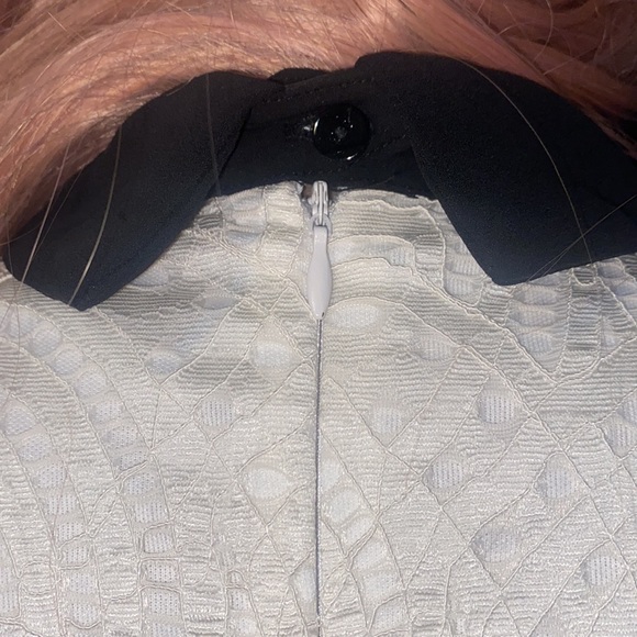 Forever 21 Colorblock Collar Lace Dress - Picture 4 of 7